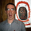 Embarassing photo of Heath Row at the Bazaar Bizarre (Dec. 2002)