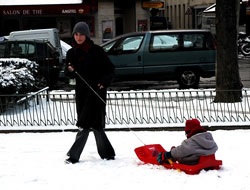 Paris Sledding