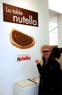 Heather Models for Nutella's 40th Anniversary